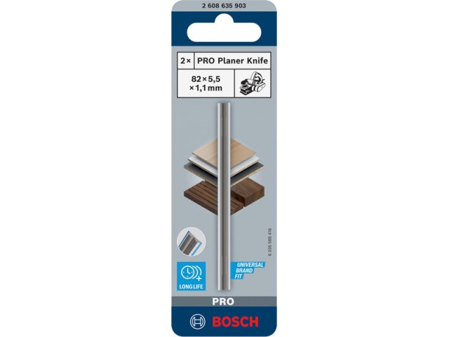 Skobeljni nož Bosch PRO, Dimenzije: 82x5,5x1,1mm, 2608635903